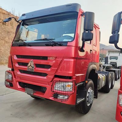 Buy Diesel Fuel Type Used Sinotruk Tractor Truck Head 371HP 6X4 With Manual Window online manufacture
