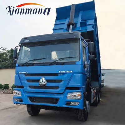 Buy 40 Ton Used Sinotruk Dump Truck , Sand Stone Mining Howo 6x4 Tipper Truck 10 Tires online manufacture