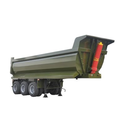 Good price 30ft 40ft Rear Dump Trailer for Transport Sand Gravel , Hardness Steel Solid Welding Tipper Semi Trailer online