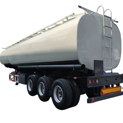 Buy 45000L Used Petroleum Tank Trailers For Sale , 3axles 3 Compartments Fuel Tanker Semi Trailer online manufacture