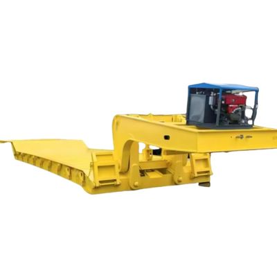 Buy 3 Axle 60 Ton Lowbed Semi Trailer Detachable Removable Gooseneck Lowboy Trailer For Sale Saudi Arabia online manufacture