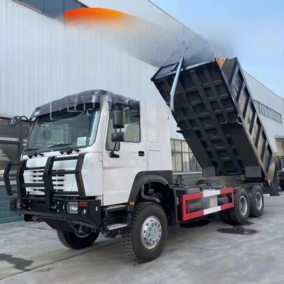 Good price Left Steering 70t Load SINO HOWO Dump Truck Steel Structure For Africa Market online
