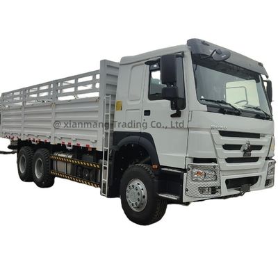 Good price Sinotruk HOWO 6X4 371HP 20-30t Fence Cargo Truck 3 Axles Used Draw Bar Trailer online