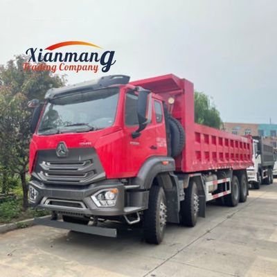 Good price 20 Cbm SINOTRUCK HOWO NX 8x4 Dump Truck 50 Ton With Tarpaulin Hohan High Capacity Aluminium Alloy online