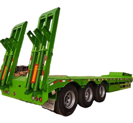Good price 3/4 Axle 80-120ton Transport Equipment Lowboy Truck Trailer Detachable Gooseneck Lowbed Semi Trailer For Mali online
