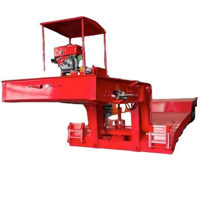 Good price Heavy Duty Tri Axle Lowboy Trailers For Sale , Detachable Gooseneck Lowbed Drop Deck Semi Trailer For Cameroon online