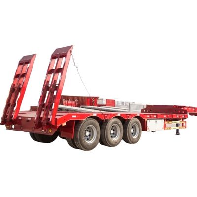 Good price XM Group 4 Axle Low Bed Trailer Hydraulic Front Load Gooseneck Detachable Lowboy Semi Trailer For Nigeria online