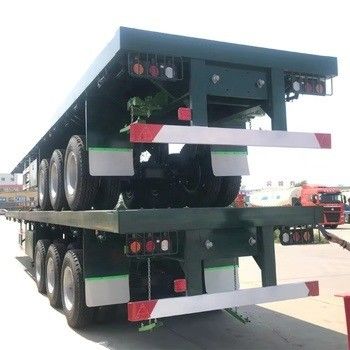 Good price Customizable 2 3 4 Axles 30tons 40 Tons 50 Tons Shipping Container Flatbed Semi Trailer With Tractor Truck online