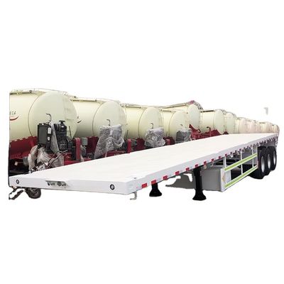 Good price Customizable 3  4 Axel 12.5M 40ft Flatbed Semi Trailer Container Flatbed Car Hauler For Sale online
