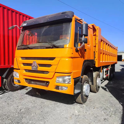 Good price Sinotruk 8x4 Model 371hp Dump Truck With Euro 3 Emission Standard Left Rudder Tire 12R20 online