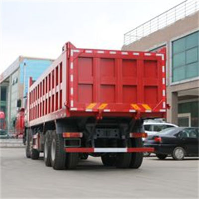 Good price Howo 8x4 12-Tyre LHD Dump Truck Euro II Emission Standard 380HP Customizable Right Rudder online