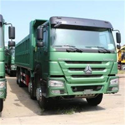 Good price Sinotruk Howo375hp 8x4 Left Drive Used Tipper Truck with 12 Tires and 4-Axis Cargo Box Length 7.2-8.2m Customizable online