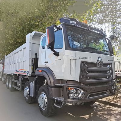 Good price HOWO NX RIGHT OR LEFT HAND DRIVE 320-400HP SECOND HAND TIPPER TRUCK 12 WHEEL 8X4 MINING DUMP TRUCK Fuel Tank 400L online