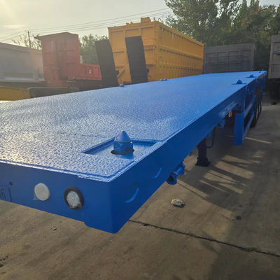 Good price Max Payload 30ton 20FT 40FT 45FT Container Flatbed Truck for Building Materials Transport online