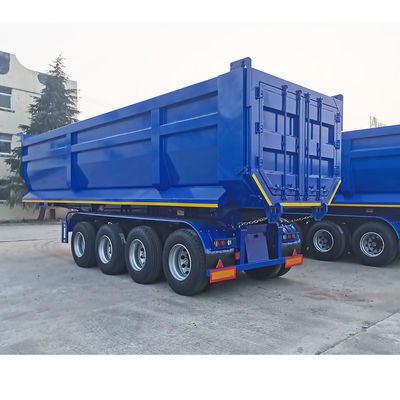 Good price New 4-Axle 60T Steel Dump Semi-Trailer For 60 Ton Dump Trailers In Construction And Mining online
