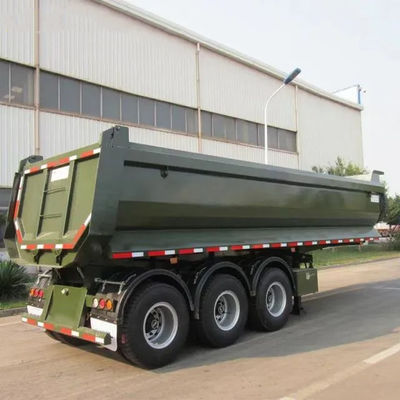 Good price 3 Axes 4 Axes 5 Axes Dump Truck Semi Trailer Hydraulic Back Tip U-Bucket Trailer For Sale online