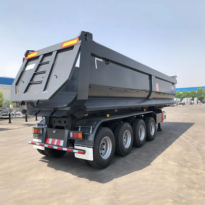Good price 4-Axis HYVA Hydraulic Lift Cylinder Semi Trailer with Backflip U-Bucket Color Can Be Customized According To Customer Needs online