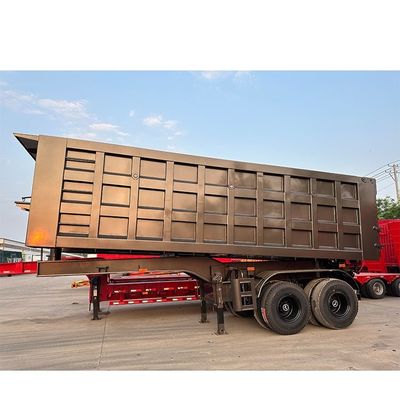 Good price 2-Axis 12R20 Dump Semi-Trailer with Box Size Inner Size 9200x2200x1200mm online