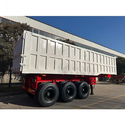 Good price 3 Axle 12R20 Tires 12 Tires Mechanical Suspension (Airbag Suspension Can Be Customized To The Customer) Dump Semi-Trailer online