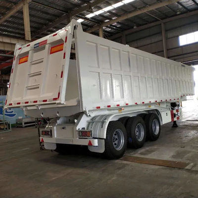 Good price 3-Axle WABCO RE 6 Relay Valve Pneumatic Braking System 12R20 Tires 12 Tire Dump Semi Trailer online