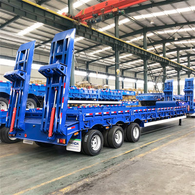 Good price Customizable 12R22.5 Type Tires 3-Axle 12-Tire Low Bed Semi-Trailer with JOST 2.0 inches King Pin online