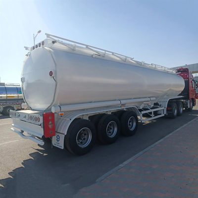 Good price 3-Cabin 3-Axle Aluminum Alloy Fuel Tank Semi-Trailer with Dual Line Braking System and 50 ton Max Payload from Original online