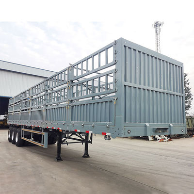 Good price 3-Axle 12-Tire High-Side Fence Cargo Semi-Trailer Is Fitted With Mechanical Suspension And Standard 28-Ton Landing Gear online