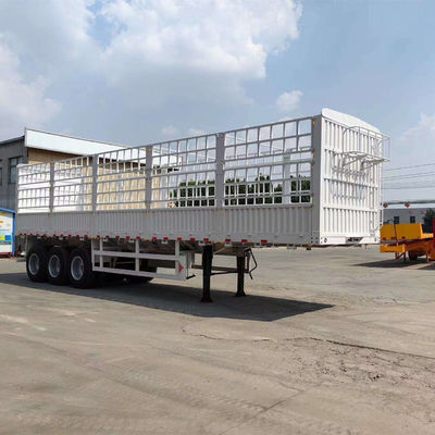 Good price High Quality 34 Axles Loaded 60-80 Tons Of Agricultural Cargo Transport Fence Semi-Trailer online
